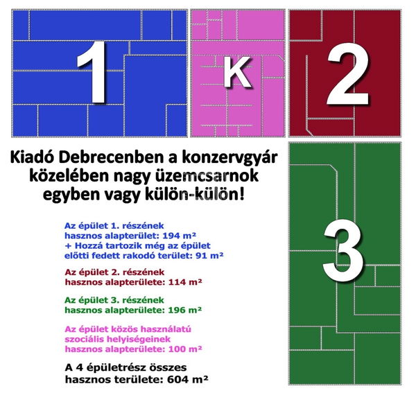 Debrecen 商业用 - 店铺 - 430.000 HUF