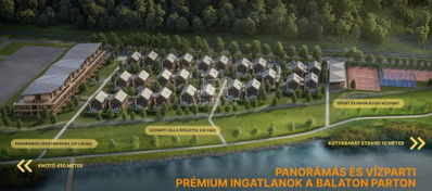 Balaton Liget Villapark projekt képe