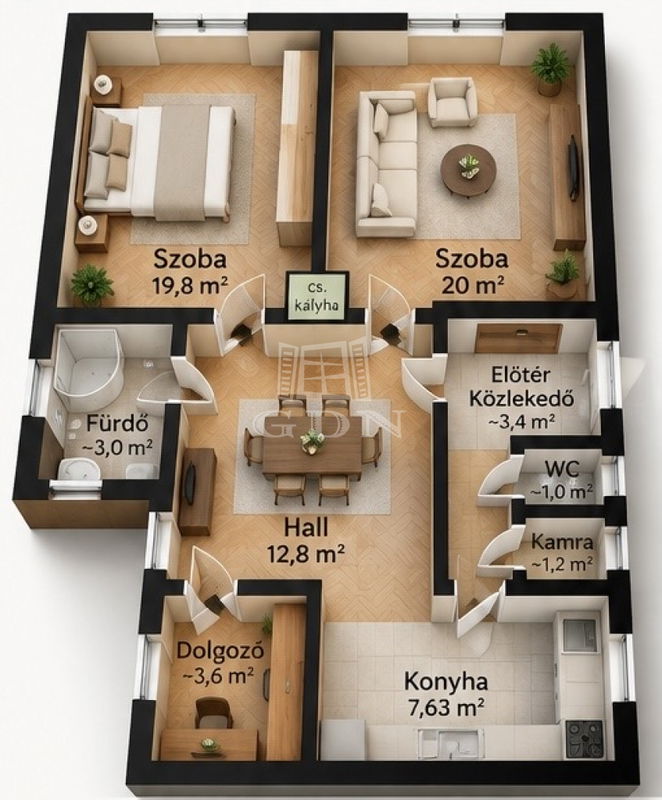 Eladó Budapest VIII. kerület Lakás