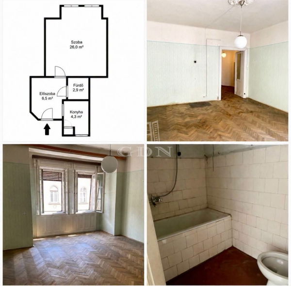 Budapest, VII. kerület Wohnung - 57.900.000 HUF